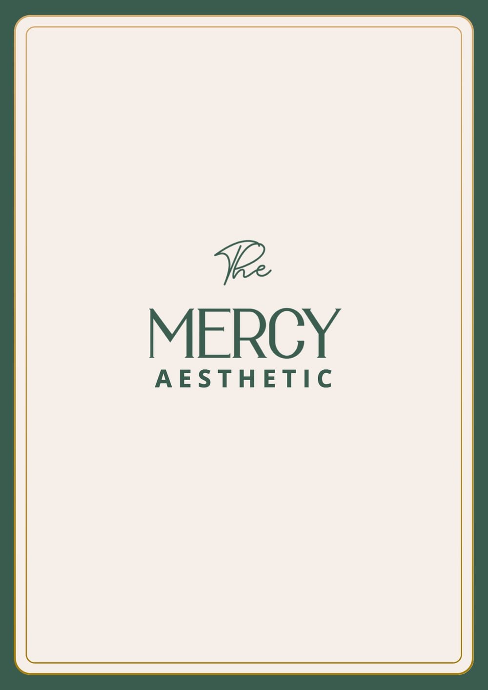 Sampul pricelist The Mercy Aesthetic