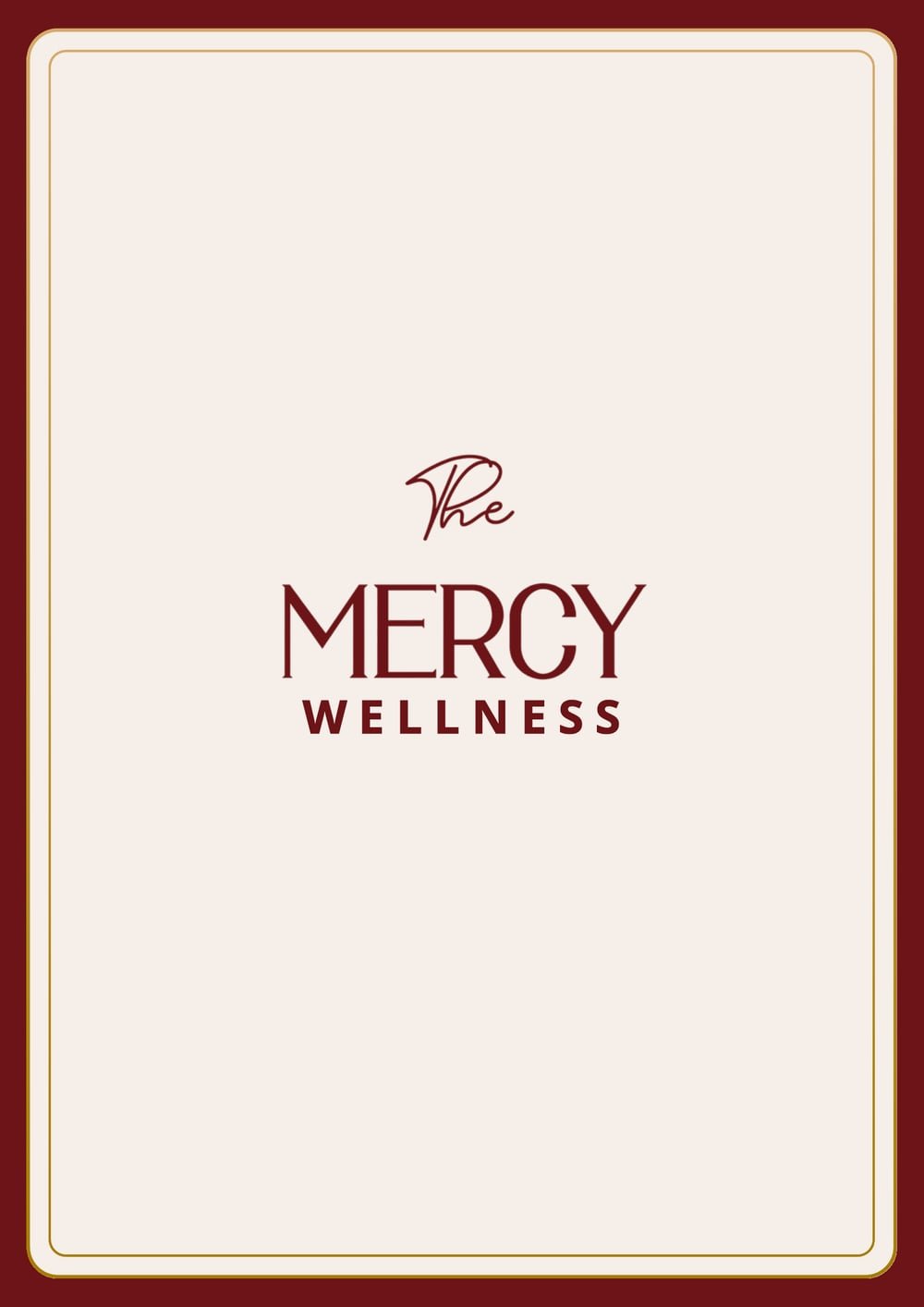 Sampul pricelist The Mercy Wellness
